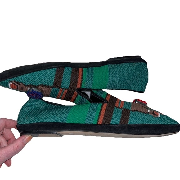 LOEWE loafer slippers foot feet EU 41 Mens 8 Womens 11 toe ring embroidered EUC - Picture 7 of 12